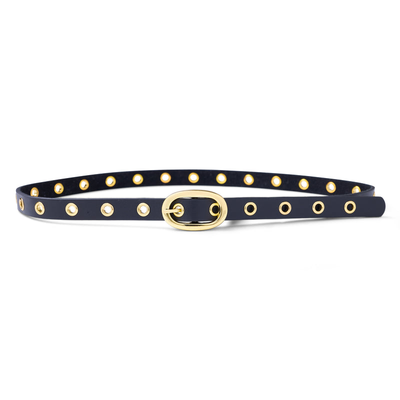 Eden Grommet Belt, Black
