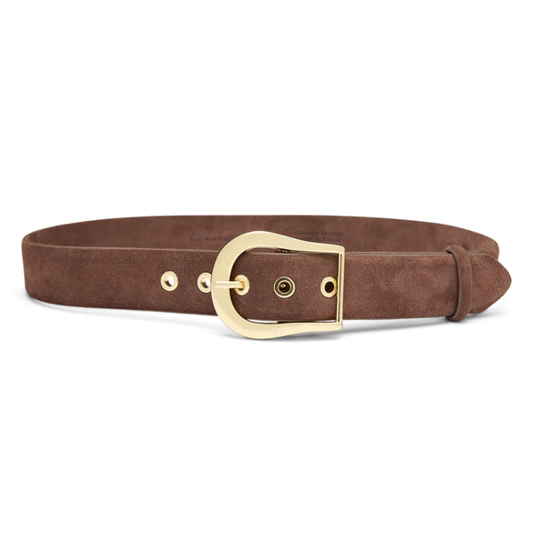 James Hip Belt, Chocolate Suede