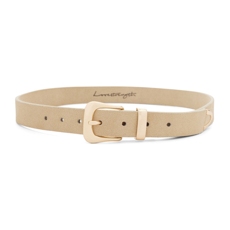 Amalfi Leather Belt, Sage