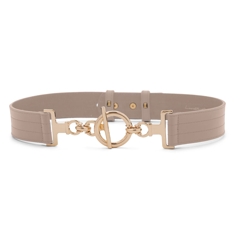 Indie Leather Belt, Natural