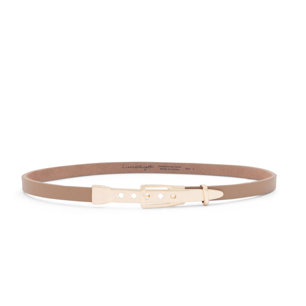 Now:Here Leather Belt, Mocha