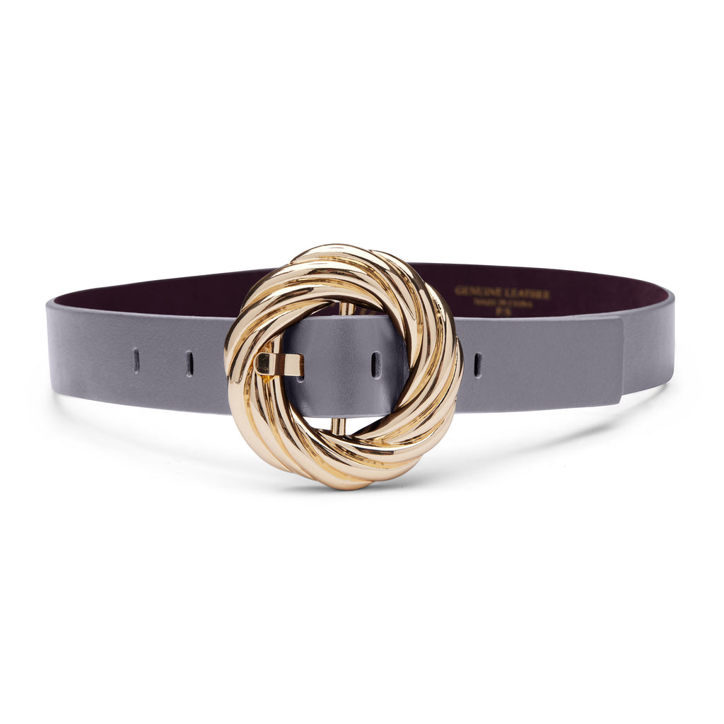 Oakley Leather Belt, Grey – LOVESTRENGTH BELTS