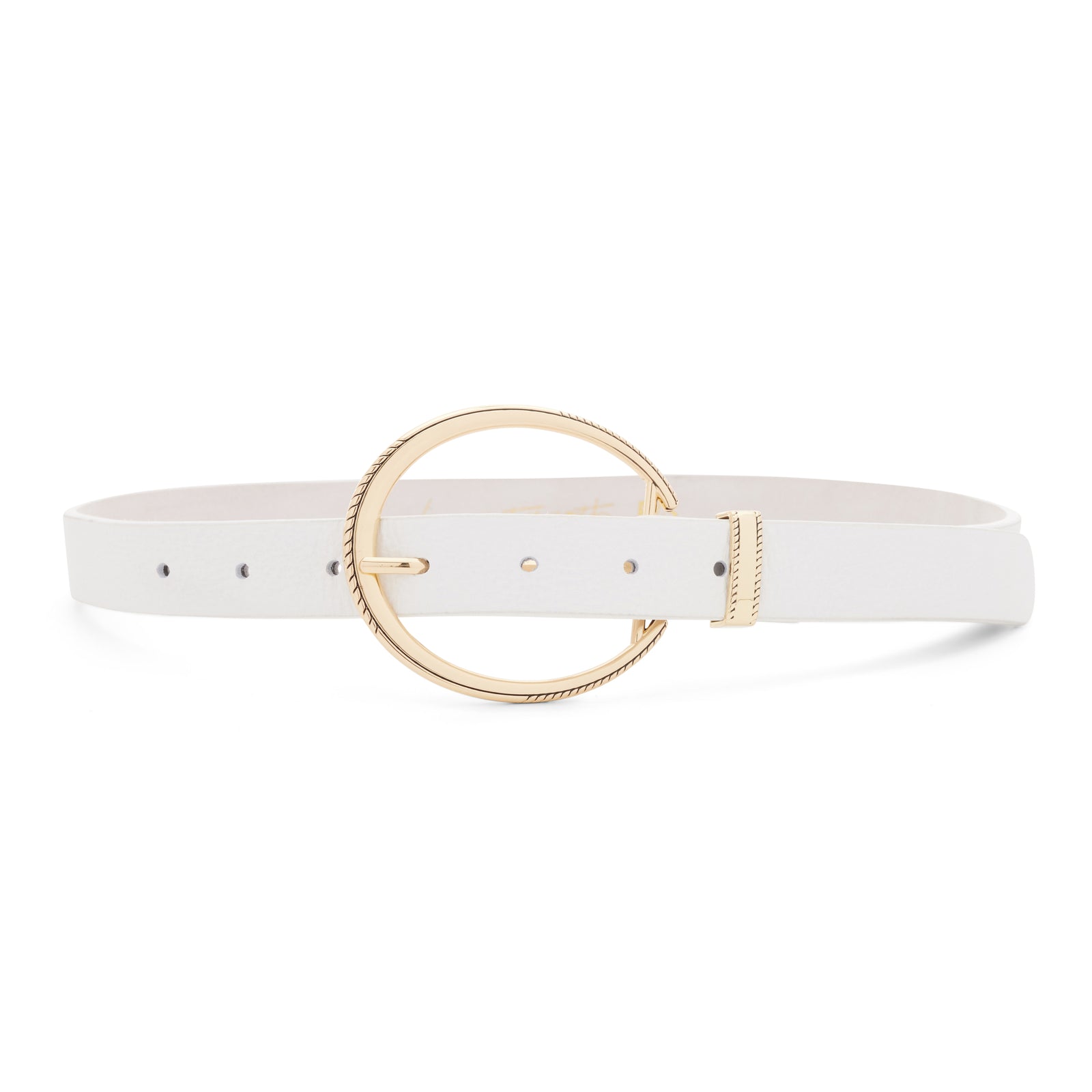 Portofino Leather Belt, White – LOVESTRENGTH BELTS display picture 3