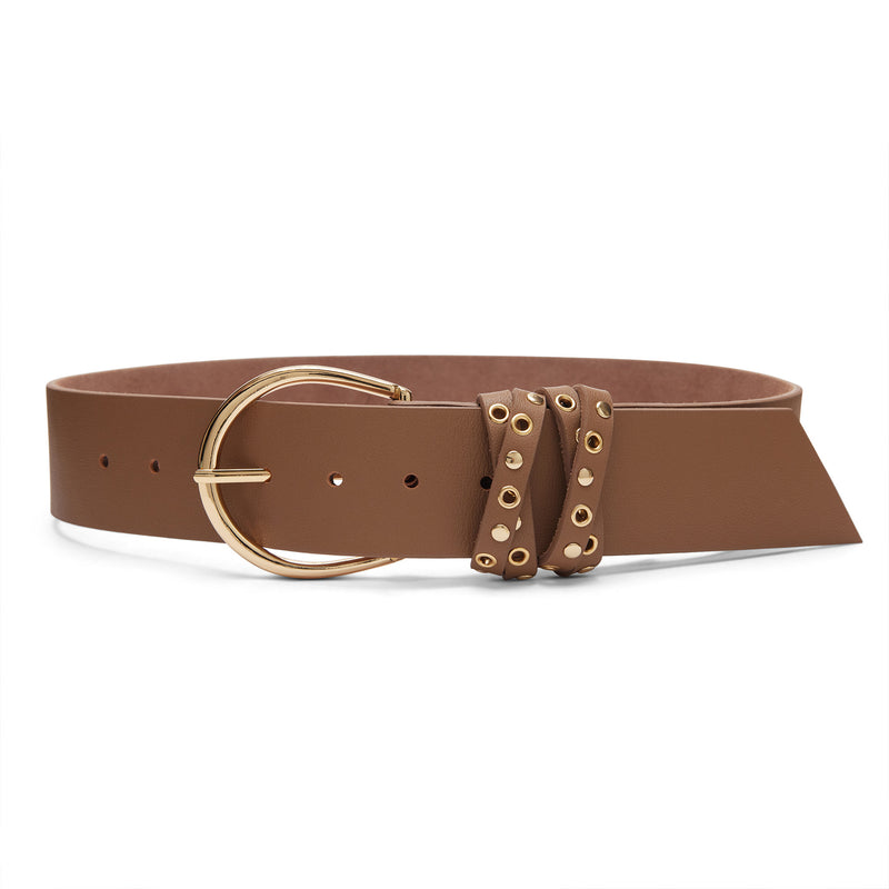 Nova Leather Belt, Vintage Brown